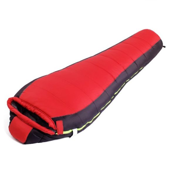 Fiber sleeping bag, Mummy, season 2 Red