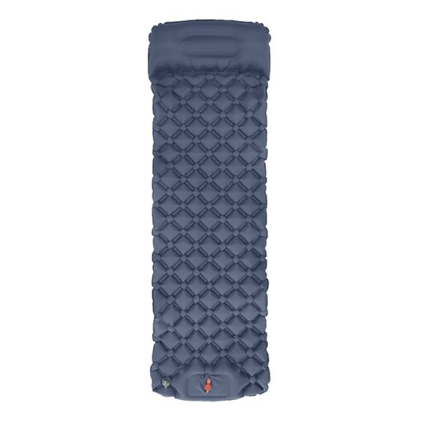 Inflatable sleeping pad with built-in foot pump Green - Image 4