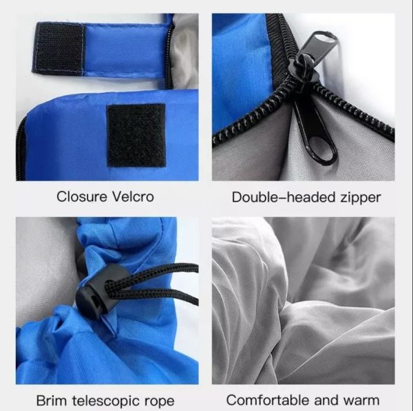 Fiber sleeping bag, rectangular, season 2 - Image 3